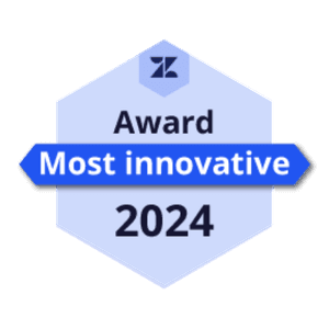 Zendesk Award Most Innovative 2024